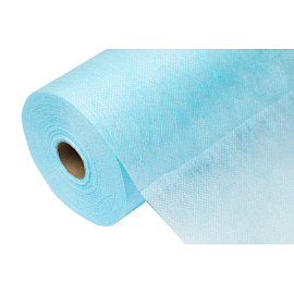 Салфетка одноразовая White line нестерильная в рулоне с перфорацией 60х40 см (голубая, 200 штук в рулоне)