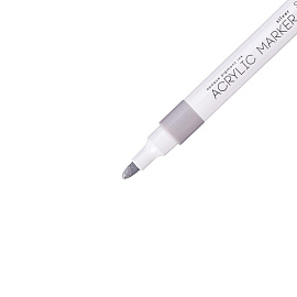 Маркер акриловый Sketch&Art серебристый (толщина линии 1-3 мм) фото Маркер акриловый Sketch&Art серебристый (толщина линии 1-3 мм)