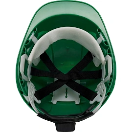 Каска защитная Еланпласт Форвард зеленая с храповым механизмом (К-05)