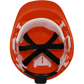 Каска защитная Еланпласт Форвард оранжевая с храповым механизмом (К-05)