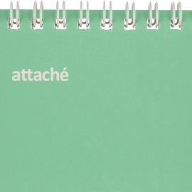 Блокнот Attache Акварель А5 60 листов бирюзовый на спирали (146x204 мм)