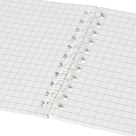 Блокнот Attache Акварель А6 40 листов бирюзовый на спирали (102x146 мм)