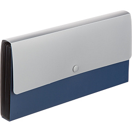 Папка-органайзер Deli А6 синяя 13 отделений (260х140 мм)