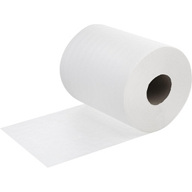 Бумага протирочная в рулоне для вымени 1000 листов 18x20 см белая 2-слойная (6 штук в упаковке)