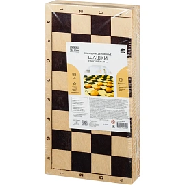 Настольная игра Три совы Шашки деревянные фото Настольная игра Три совы Шашки деревянные