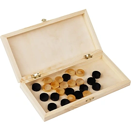 Настольная игра Три совы Шашки деревянные фото Настольная игра Три совы Шашки деревянные