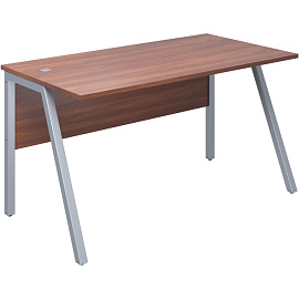 Стол прямой Рондо (ноче милано/серый, 1380х750х750 мм)