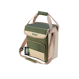 Термосумка Biostal Кемпинг 20 л 30х20х36 см зелёная/кремовая