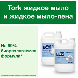 Мыло жидкое Торк (Tork) Liquid Soap 5000 мл
