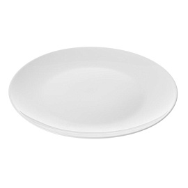 Тарелка обеденная Collage фарфор 20 см белая
