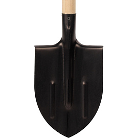 Лопата штыковая 150 см сталь с рёбрами жёсткости с черенком