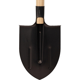 Лопата штыковая 150 см сталь с рёбрами жёсткости с черенком