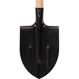 Лопата штыковая 150 см сталь с рёбрами жёсткости с черенком