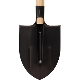 Лопата штыковая 150 см сталь с рёбрами жёсткости с черенком