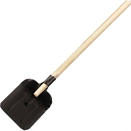 Лопата совковая 143 см сталь с рёбрами жёсткости с черенком (4878)