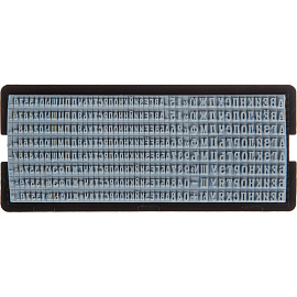 Датер самонаборный цифровой буквенный Attache (шрифт 4 мм, оттиск 42х26 мм)