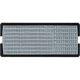 Штамп самонаборный Attache 8051 пластиковый 3 строки 38х14 мм