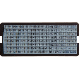 Штамп самонаборный Attache пластиковый 8052 4 строки 48х18 мм