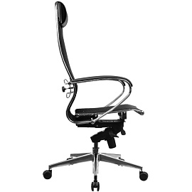 Кресло для руководителя Метта Samurai S-1.041 черное (сетка, металл)