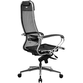 Кресло для руководителя Метта Samurai S-1.041 черное (сетка, металл)