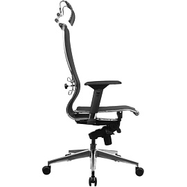 Кресло для руководителя эргономичное Метта Samurai S-3.041 черное (сетка, металл)