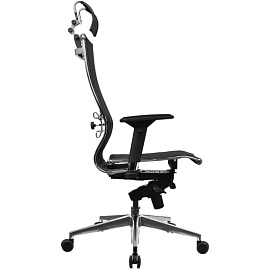 Кресло для руководителя эргономичные Метта Samurai S-3.051 чёрное (сетка, металл)