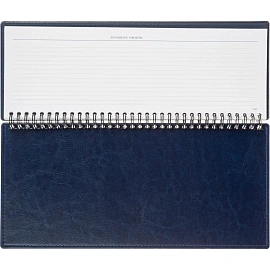 Планинг недатированный Attache Agenda искусственная кожа 303х150 мм 60 листов синий