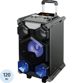 Акустическая система National NSM-V450 чёрная с подсветкой