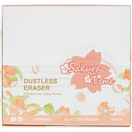 Ластик M&G Sakura Time из синтетического каучука прямоугольный 45x20x11 мм