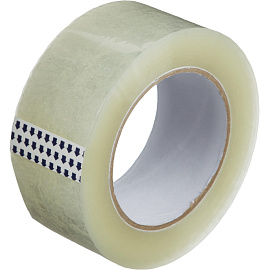 Клейкая лента упаковочная 48 мм х 132 м 45 мкм прозрачная (6 штук в упаковке)