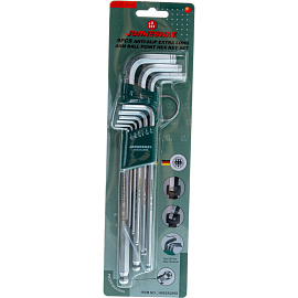 Набор ключей шестигранных Jonnesway 1/16"-3/4" 9 предметов (H06SA209S)