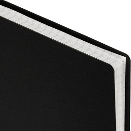 Бизнес-тетрадь Attache А4 120 листов черная в клетку на спирали (294х210 мм)