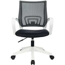 Кресло офисное Easy Chair 396W LT черное (сетка/ткань, пластик)