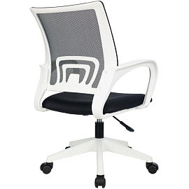 Кресло офисное Easy Chair 396W LT черное (сетка/ткань, пластик)