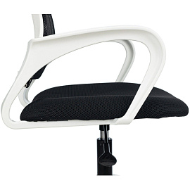 Кресло офисное Easy Chair 396W LT черное (сетка/ткань, пластик)