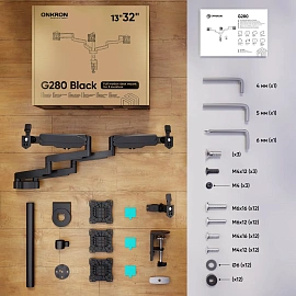 Кронштейн Onkron G280 черный (G280-B)