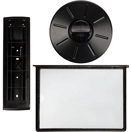 Демосистема настольная Attache вращающаяся с 10 панелями формата A4 чёрного цвета