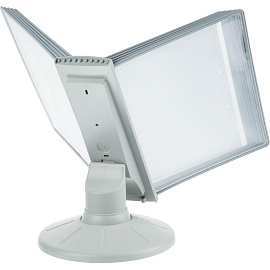 Демосистема настольная Attache вращающаяся с 10 панелями формата A4 серого цвета