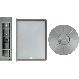 Демосистема настольная Attache вращающаяся с 10 панелями формата A4 серого цвета