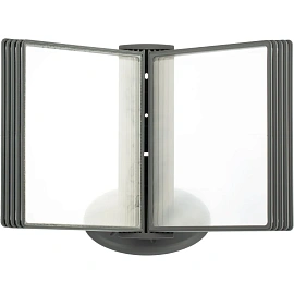 Демосистема настольная Attache вращающаяся с 10 панелями формата A4 серого цвета