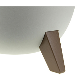 Кашпо М-пластика Флориан 5.5 л с внутренней вставкой 4.2 л белый ротанг (18.5x25 см)