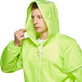 Плащ влагозащитный Ивент Блик полиэстеровый на молнии желтый со светоотражающим кантом (размер 44-46) фото Плащ влагозащитный Ивент Блик полиэстеровый на молнии желтый со светоотражающим кантом (размер 44-46)