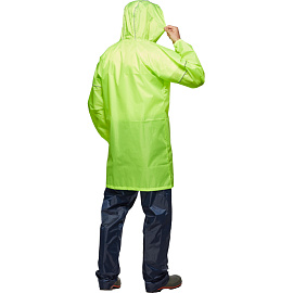 Плащ влагозащитный Ивент Блик полиэстеровый на молнии желтый со светоотражающим кантом (размер 56-58) фото Плащ влагозащитный Ивент Блик полиэстеровый на молнии желтый со светоотражающим кантом (размер 56-58)