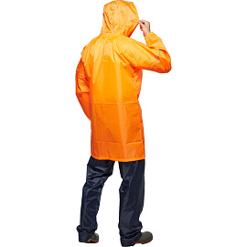Плащ влагозащитный Ивент Блик полиэстеровый на молнии оранжевый со светоотражающим кантом (размер 44-46) фото Плащ влагозащитный Ивент Блик полиэстеровый на молнии оранжевый со светоотражающим кантом (размер 44-46)