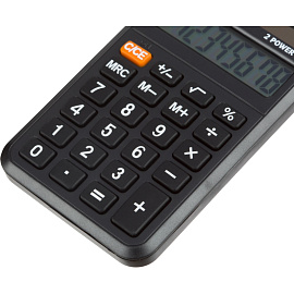 Калькулятор карманный Attache AEP-100 8-разрядный черный 98x60x9.5 мм