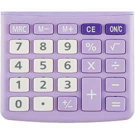 Калькулятор настольный Attache AС-223P 8-разрядный фиолетовый/белый 134x107x34 мм