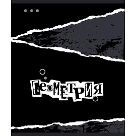 Тетрадь предметная №1 School (Комус класс) Панк А5 48 листов с рисунком комбинированная, УФ-сплошной глянцевый лак (10 штук в упаковке)