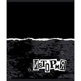 Тетрадь предметная №1 School (Комус класс) Панк А5 48 листов с рисунком комбинированная, УФ-сплошной глянцевый лак (10 штук в упаковке)