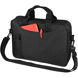 Сумка для документов и ноутбука Wing чёрная из полиэстера (938507)