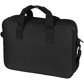 Сумка для документов и ноутбука Wing чёрная из полиэстера (938507)